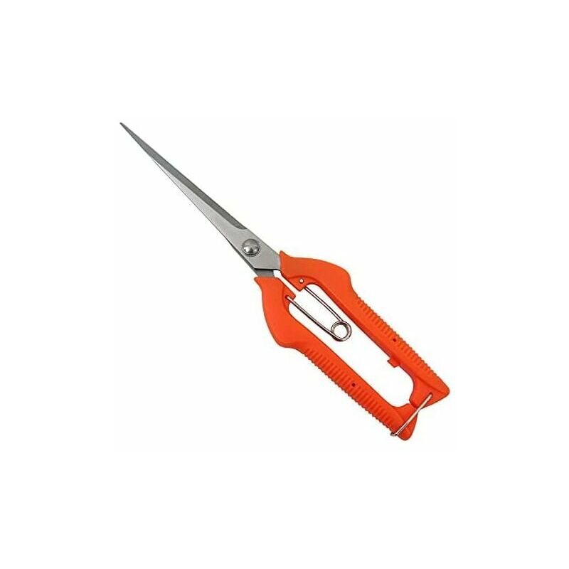 Kartokner - Extra Long Nose Garden Scissors Pruning Shear with Lengthened Straight Stainless Steel Blade1packGardening Hand Pruner Micro-Tip Snips