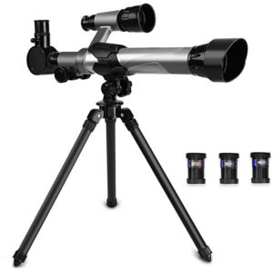 Kids Telescopes Educational Science Astronomy Telescope for Children Beginners Astronomy Telescope with Tripod Eyepieces Compass