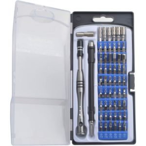 Kit of 57 pieces Magnetic Precision Screwdriver Bits Multi-function Repair Tools with 54 Bits Ideal for Mobile Computer Smartphone, Laptop, Watch,