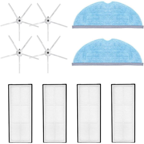 Laimaiou Accessories Kit for Roborock S7 T7 T7 Plus Robot Vacuum Cleaner Spare Parts 10Packs Filter & Side Brush & Mop Cloth Thsinde