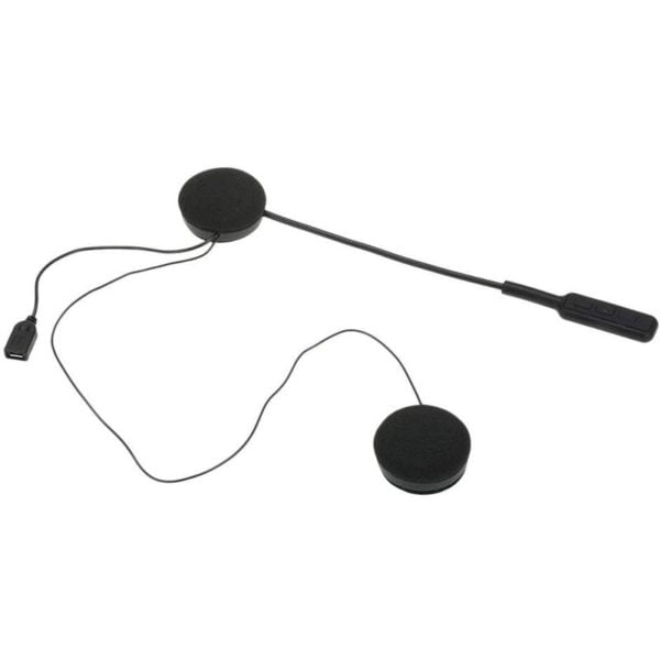 Langray - Motorcycle Bluetooth Helmet Wireless Bluetooth 4.0 Headset Dual Stereo Speakers Handsfree with Mic Earphone for Smart Phones Compatible