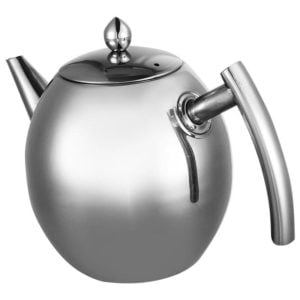 Large capacity stainless steel coffee maker, teapot with tea filter (1.5L / 1500ml)