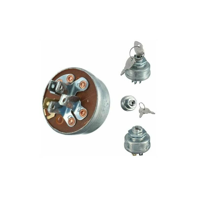 Lawn Mower Tractor Ignition Start Switch, 5 Pin Tools Ignition Start Switch With Key For Mtd Guazhuni