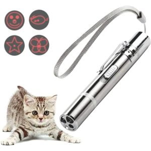 Led Cats Toys, 3 in 1 Function Interactive Animal Toy usb Rechargeable Flashlight, Pet Multi-pattern Control Light, Training Tool for Pet Cats and Dog