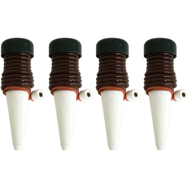 Lifcausal - 4pcs Plant Self Watering Spikes, Garden Plant Watering Devices, Automatic Irrigation Stakes Vacation Plant Waterer for Indoor and Outdoor