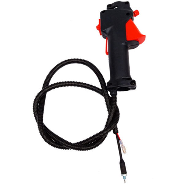 Lifcausal - Throttle Trigger Cable with 26mm Handle Switch, Throttle Switch of Lawn Mower, Acceleration Handle, Brush Cutter and Lawn Mower