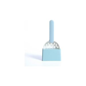 Litter Shovel with Cat Litter Holder - Plastic Cleaning Tool - Suitable for Most Types of Cat Litter.
