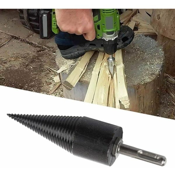 Log splitter - log splitter snail splitting screw cone