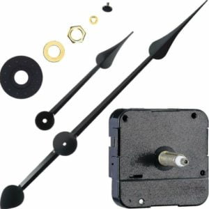 Long Stem High Torque Movement, Clock Motor with 7" Spade Hands -