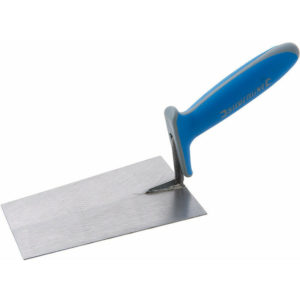 Loops - 180mm Soft Grip Bucket Trowel Bricklaying & Stone Mortar / Tile Adhesive Tool