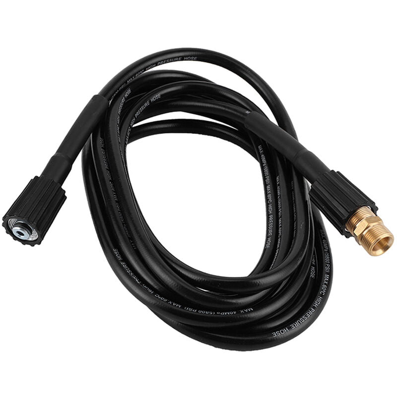 M22 Black Female Jet Wash Extension Female Pressure Washer Hose Tool 10M