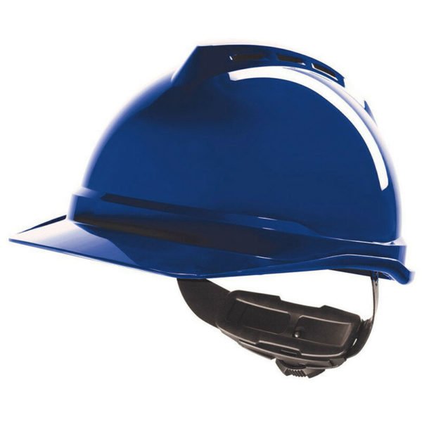 MSAGV452B V-Gard Safety Helmet (Blue) - Beeswift
