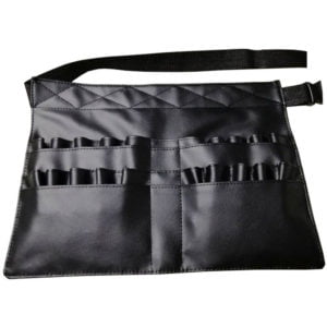 Makeup Brush Waist Bag Holder Cosmetic Bag Multi Pockets Make-Up Tool Waist Pouch with Adjustable Belt