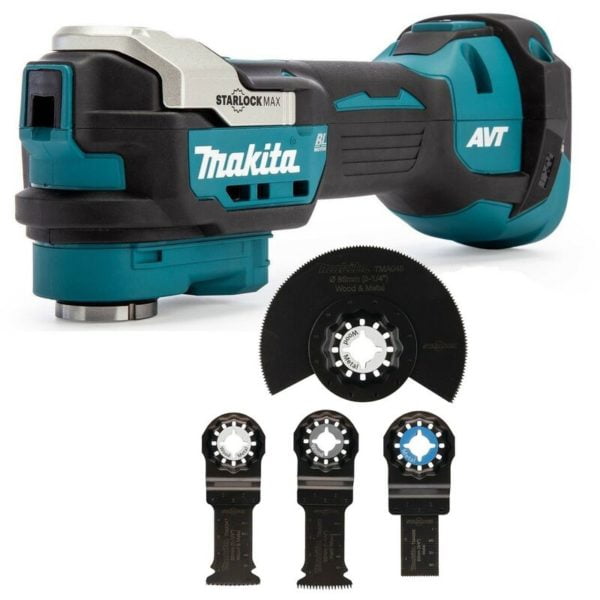 Makita - DTM52Z 18v lxt Brushless Starlock Multi Tool Plunge Carpenters Set