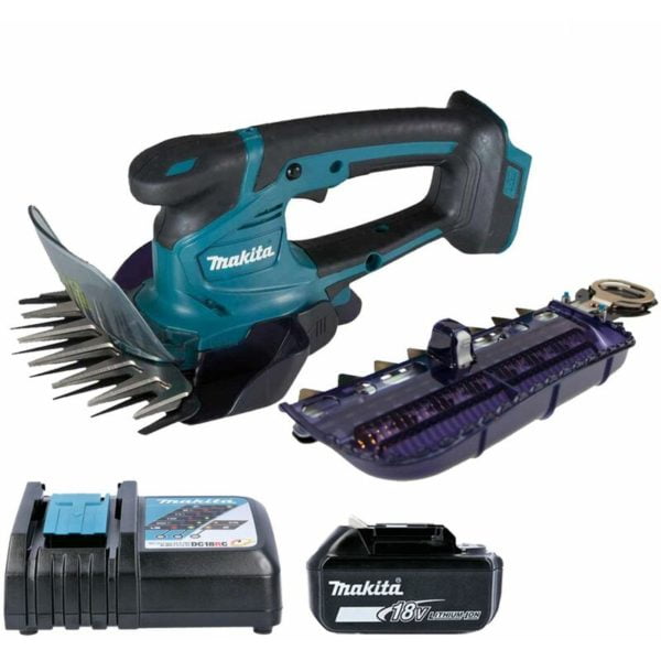 Makita DUM604 18V LXT Grass Shears 160mm With 1 x 4.0Ah Battery & Charger