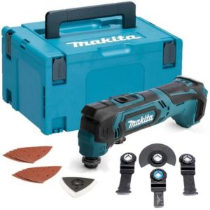 Makita TM30DZ CXT 12v Cordless Multi Tool Bare + 15pc Accessory Set + Makpac