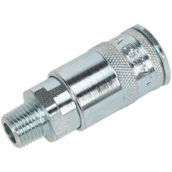 Male Coupling Body - 1/4' bsp Thread - Slim Profile Vertex Coupling - Air Tool