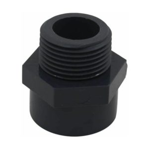 Male pvc threaded end 20 25 32 40mm pool screw end pvc joint fitting pvc threaded sleeve (Internal Diameter 25mm - 3/4 thread)