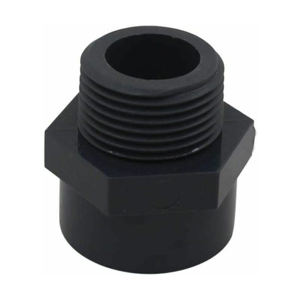 Male pvc threaded end 20 25 32 40mm pool screw end pvc joint fitting pvc threaded sleeve (Internal Diameter 25mm - 3/4 thread)