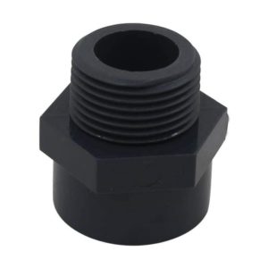 Male pvc threaded end 20 25 32 40mm swimming pool screw end pvc joint fitting pvc threaded sleeve (Internal Diameter 25mm - 3/4 thread)