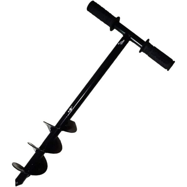 Manual Garden Auger, 10x60cm Garden Augers Garden Twist Drill Bit Flower Bulb Auger Manual Spade and Auger