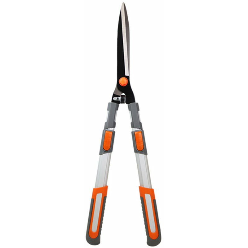 Manual Telescopic Hedge Shears 78-86CM, SK-5 Steel Blade, Ergonomic Handle, Easy to Trim Hedges and Shrubs, Professional Hedge Shears