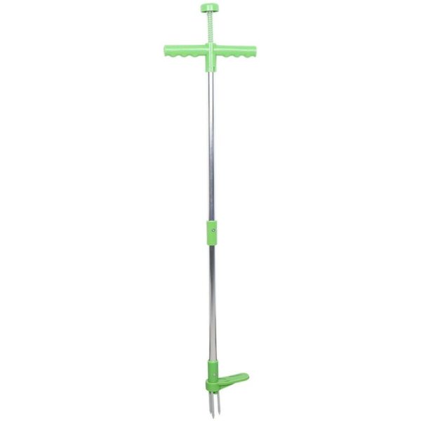 Manual Weeder 3 Claw Weed Puller Telescopic Handle Portable Weeder Standing Weed Puller