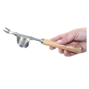 Manual Weeder Tool, Use Solid Wood Handle & Y-shaped Stainless Steel Shovel Mouth Design, Weeding Tools for Garden, Soil Loosening, Digging