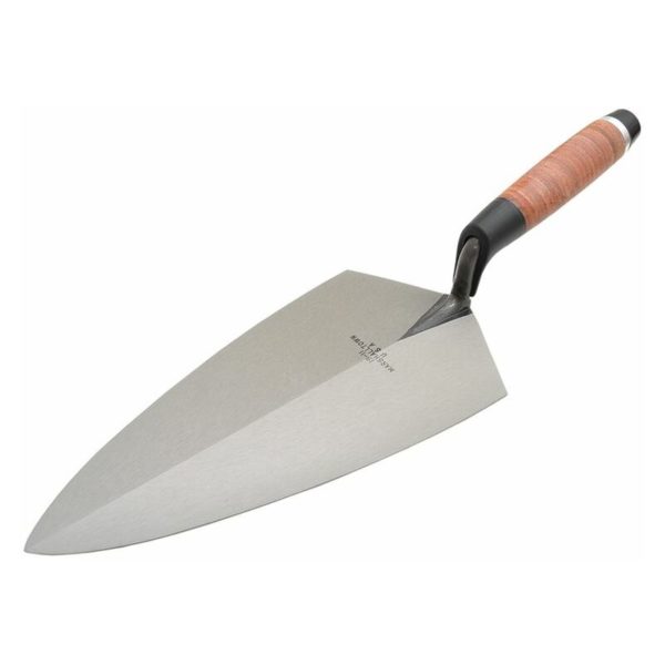 Marshalltown - 19L Philadelphia Pattern Brick Trowel Leather Handle 10in