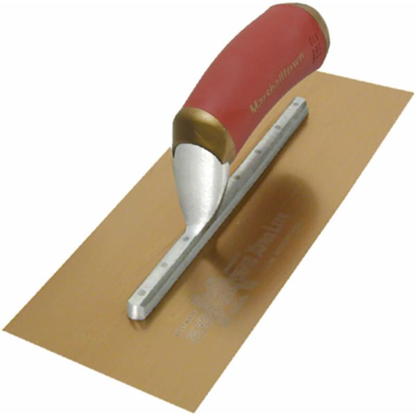 Marshalltown DuraFLEX 14" x 5" Gold Stainless Steel Plastering Trowel