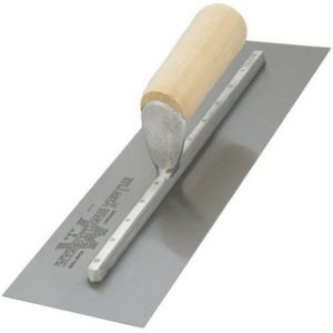 Marshalltown - MXS73SS Cement Trowel Stainless Steel 14 x 4.3/4' Curved Wood Handle
