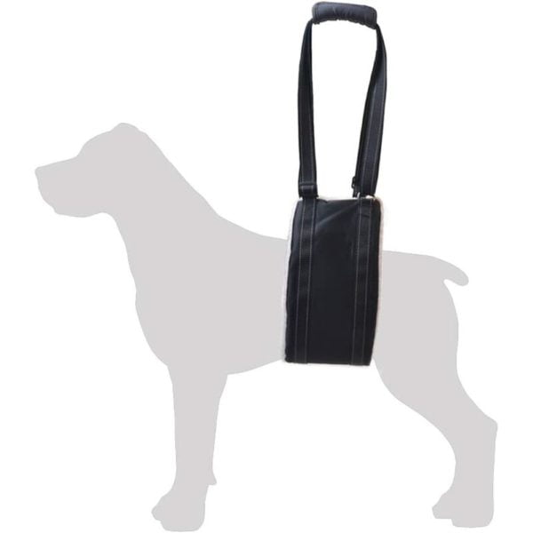 Medium Dog Mobility Aids Support Sling For Back Legs, Hip Lifting Harness to Lift Pets Hind Front Rear for Canine and Old K9 Cruciate Ligament