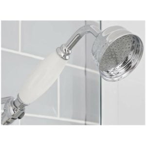 Milano - Elizabeth - Traditional Hand Shower Handset - Chrome and White