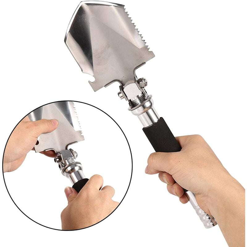 Military folding shovel, survival shovel, multifunctional camping shovels, for garden, camping, hiking, outdoor survival tool