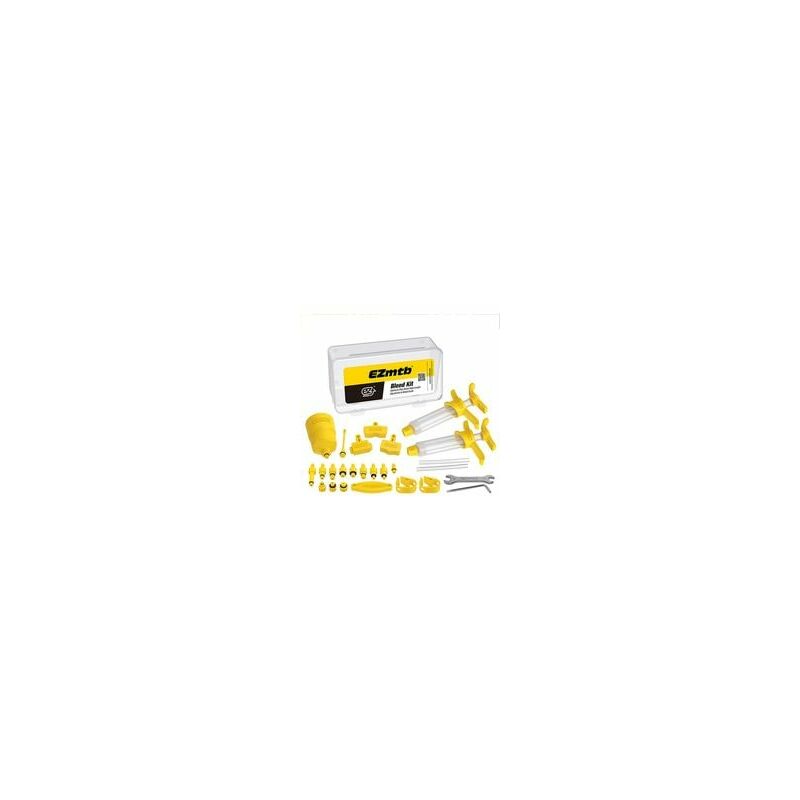 Mineral oil bleeding kit for mountain bikes with hydraulic disc brake, repair kit of Shimano, Magura, Tektro and Sram brakes