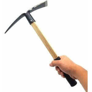 Mini Garden Hoes Double Head Weeding Tool - High Carbon Steel Pickaxe