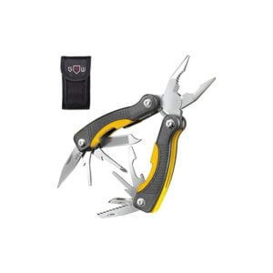 Mini Multitool Knife 12 in 1 - Small Pocket Multi Tool with Knife and Pliers - Best Small Utility Multi Purpose All in One Tools for Men Women - Best