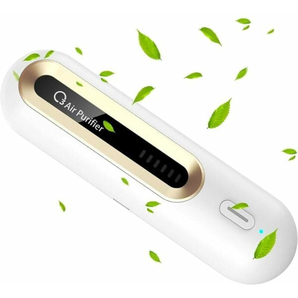 Mini usb Fridge Air Freshener, O3 Ozone Generator Air Purifiers Anti Odor Deodorizer, Reusable Smell Destroyer for Fridge, Car, Shoe Cabinet, Clothes