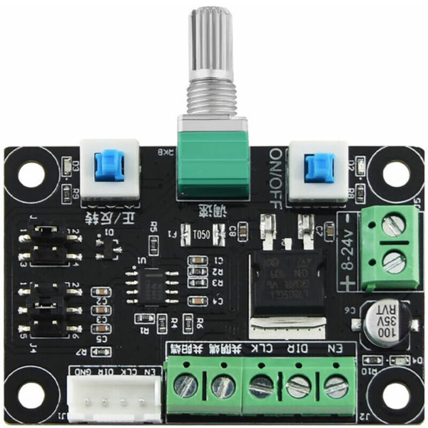 Mks osc V1.0 Stepper Motor Drive Simple Control Pulse pwm Signal Generator Module Speed Control 8-24V,Black