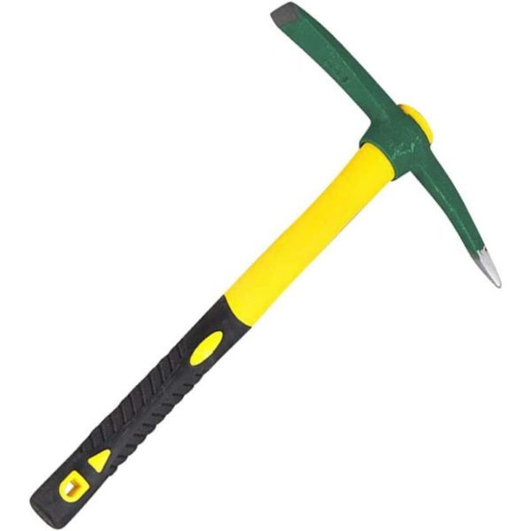 Mockock with Plastic Handle Pickaxe Mockock Pickaxe Hoe for Garden Flower Beds Plants Camping Prospecting (l - Green)