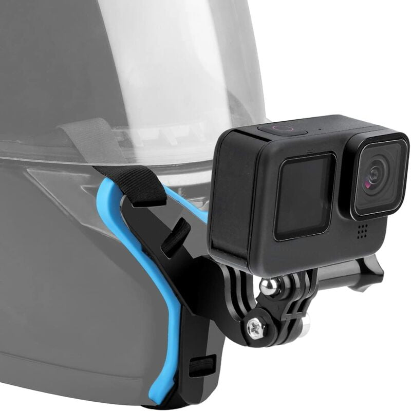Motorcycle Helmet Chin Strap Mount Compatible with GoPro Hero Black