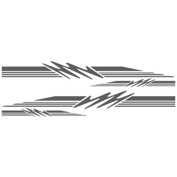 Motorhome Sticker Caravan Travel Trailer Camper Van Stripes Graphics Decals Car Stickers Car Decoration Sticker, Dark gray - Dark gray