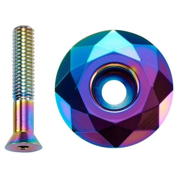 Mtb Super Light Bike Helmet Top Cap with Bolt (Dazzling Colors)
