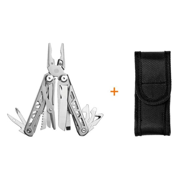 Multi-Function Pliers - 18 in 1 Stainless Steel Multi-Tools, Handle Multi-Function Knife, Swiss Army Knife for Outdoor, Camping, Hiking, Simple