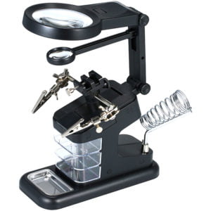 Multi-Functional Welding Magnifier 3X/4.5X/25X led Light Desktop Magnifier usb Port Soldering Stand Repair Tool Magnifier