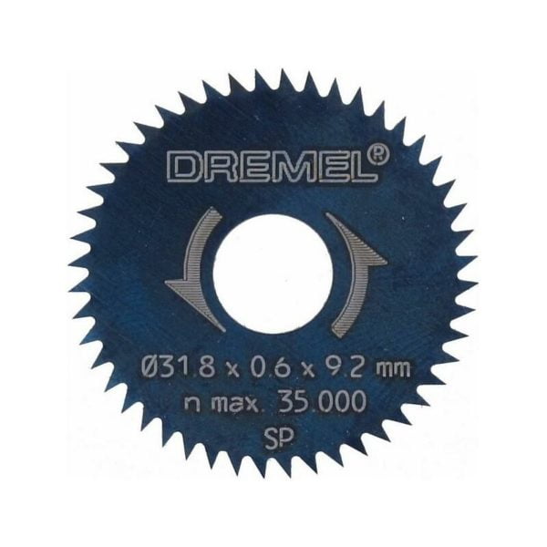 Multi Tool Accessories 546 2 x Mini Circular Saw Blades Cross Cut Rip - Dremel