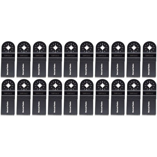 Multi Tool Blade 35mm Wide Course Cut High Carbon Steel hcs For Wood And Plastic 20 pack