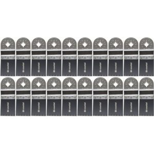 Multi Tool Blades 35mm Wide Bi-Metal For Wood, Plastic And Soft Metals 20 pack