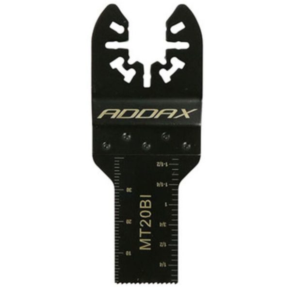 Multi-Tool Fine Cut Blade For Wood/Metal Bi-Metal - 20mm (5 Pack) - Addax