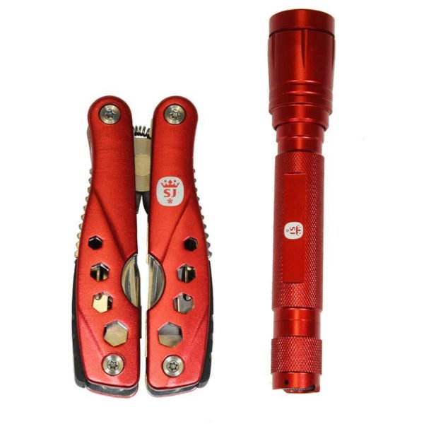 Multi-Tool & Torch Set - Red - Spear&jackson